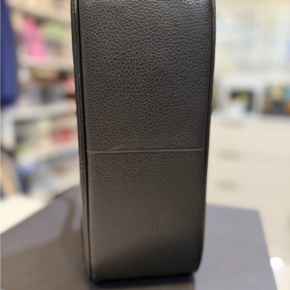 Burberry Black Leather Nova Check Mini Boston Bag - 32cm - Picture 8 of 12